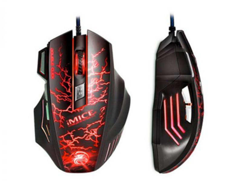 Mouse Gamer A7 ergonómico con Retroiluminación