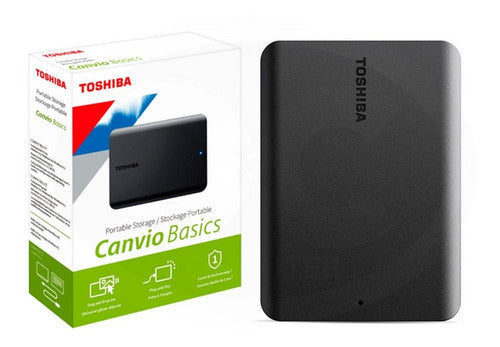 Toshiba Disco Duro Externo Canvio Basics de 4TB (USB 3.0, Negro)