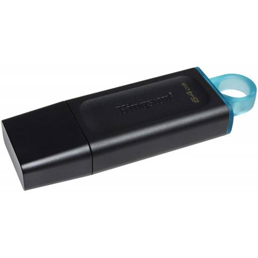 Pendrive Kingston DataTraveler Exodia de 64GB, USB 3.2, Negro