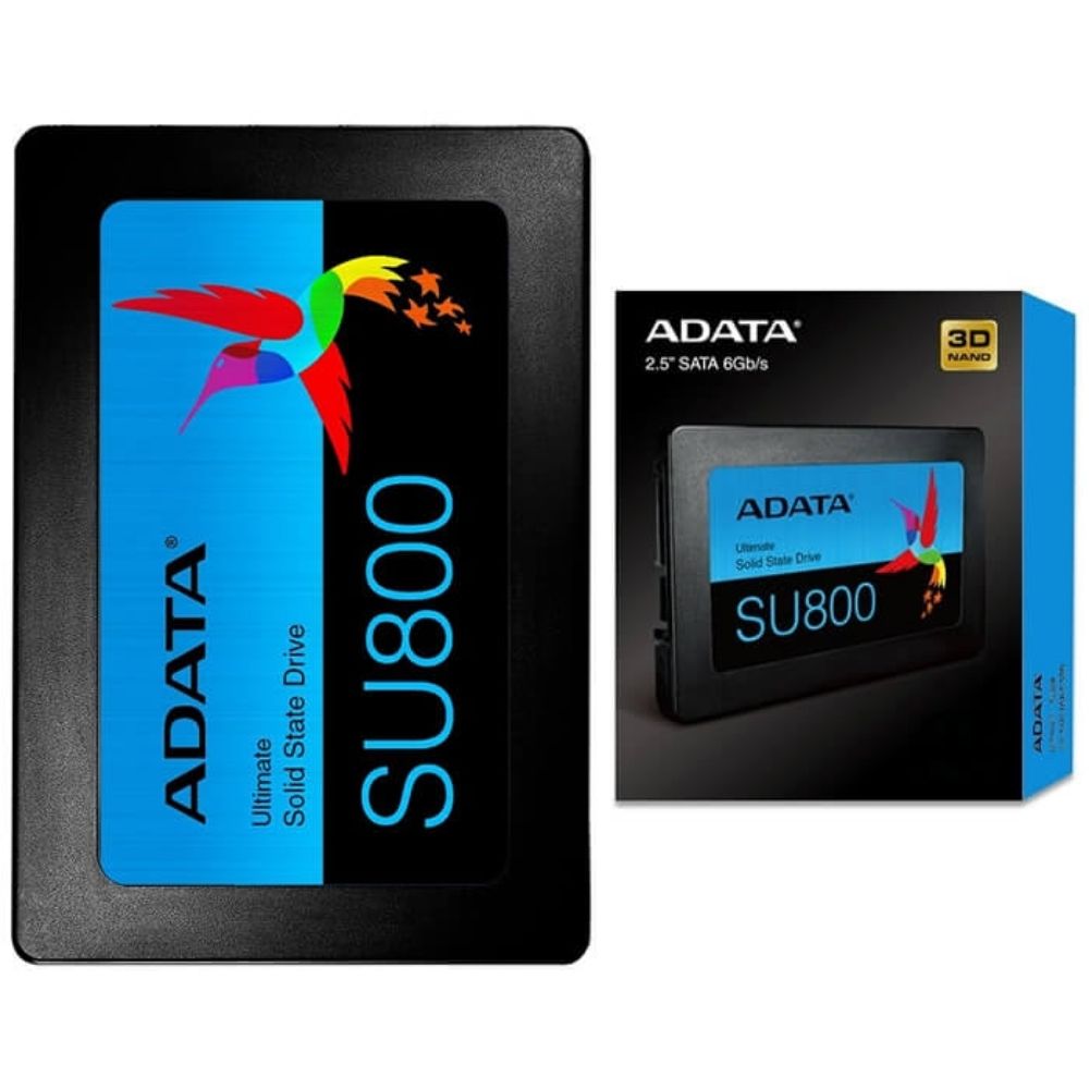 ADATA. Unidad SSD SU800 Adata 512GB, 2.5" SATA 6Gb/s, Lectura 560MB/s, Escritura 520MB/s