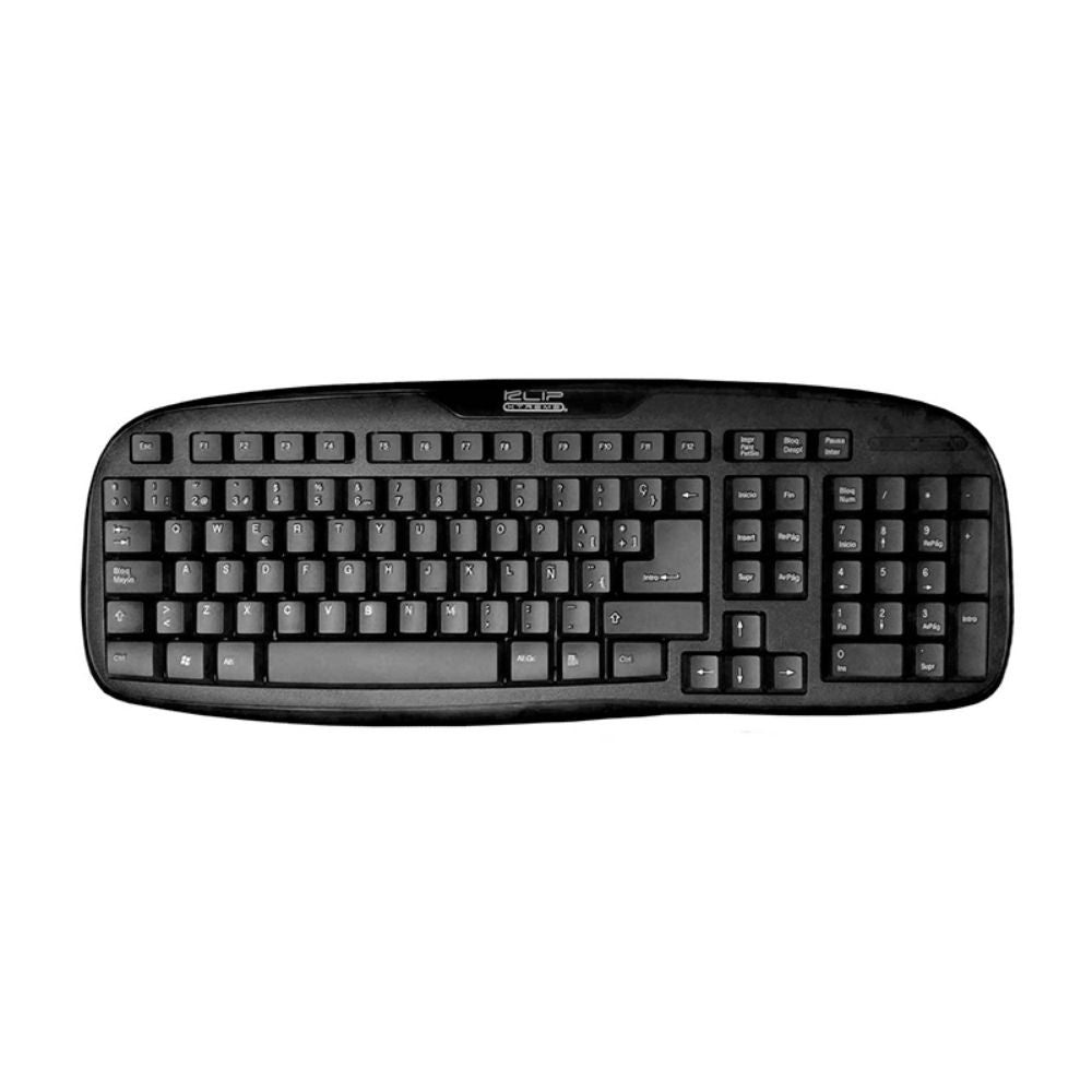 KLIPX. Teclado USB Estándar Negro Español KKS-050S