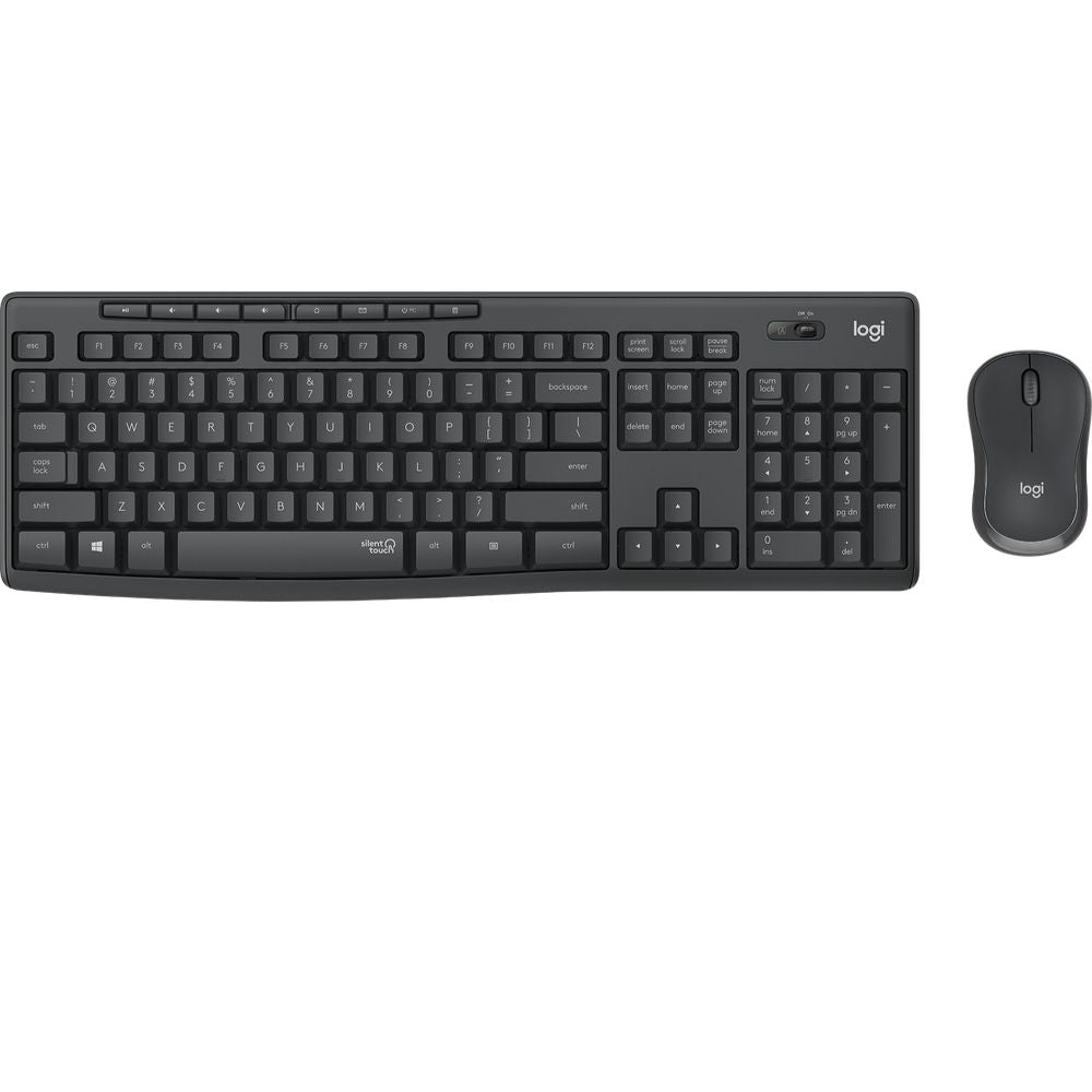 LOGITECH. Combo MK-295 Kybd+Mse Silent wirelessGraphite black