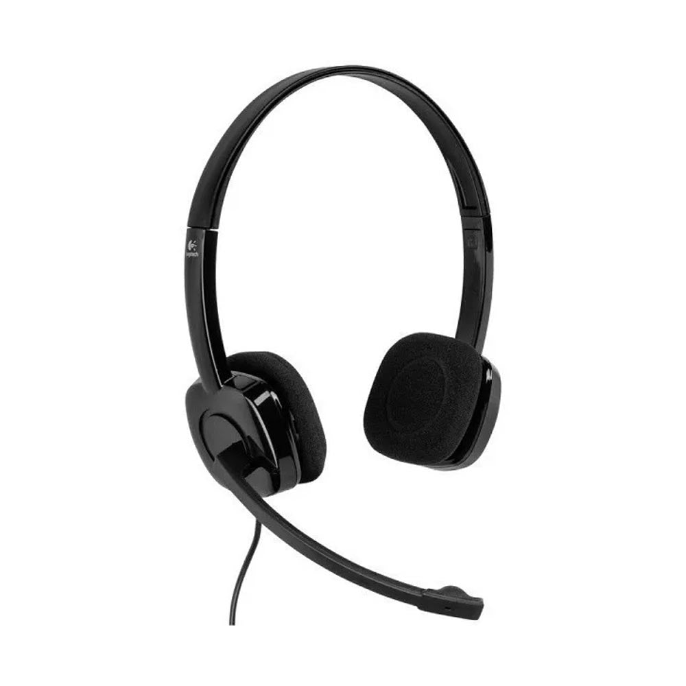 LOGITECH. Audífonos con Micrófono H151. Alámbrico, 3.5mm, Negro