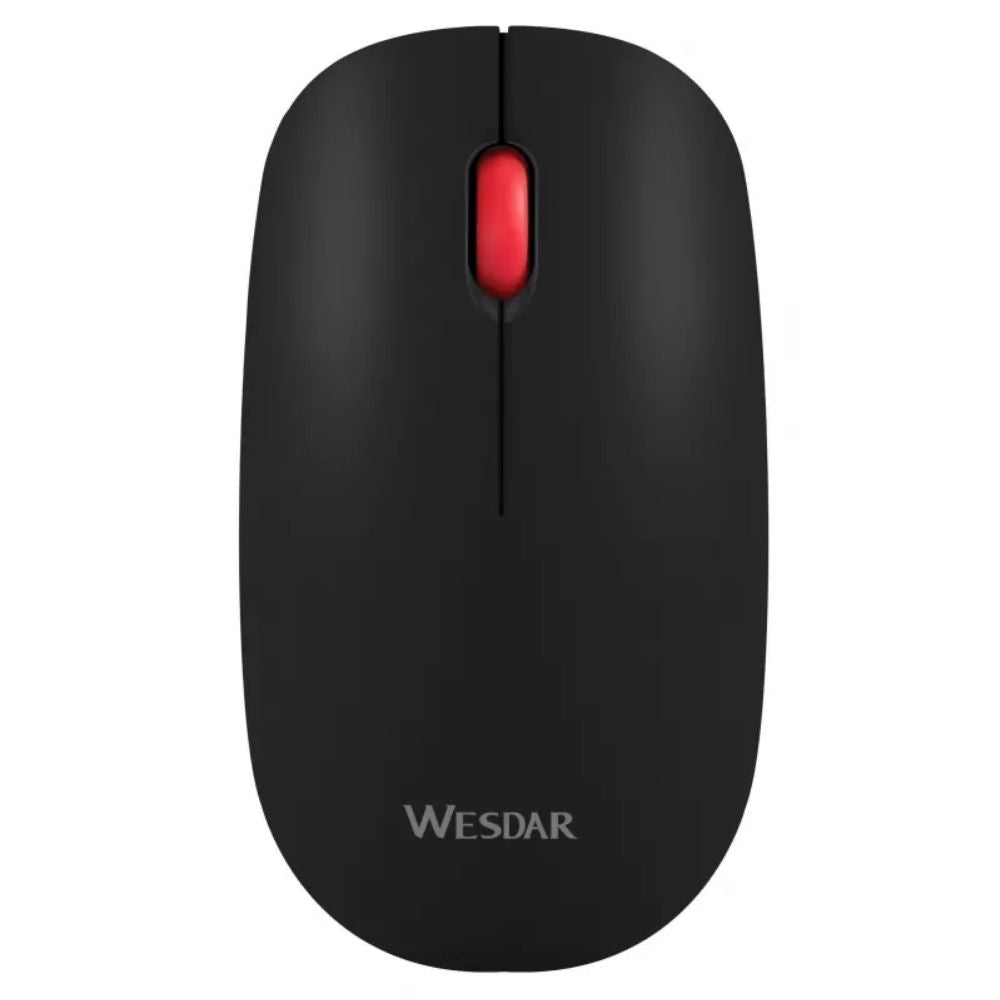 WESDAR. Mouse óptico 1200 dpi inalámbrico X19 Negro