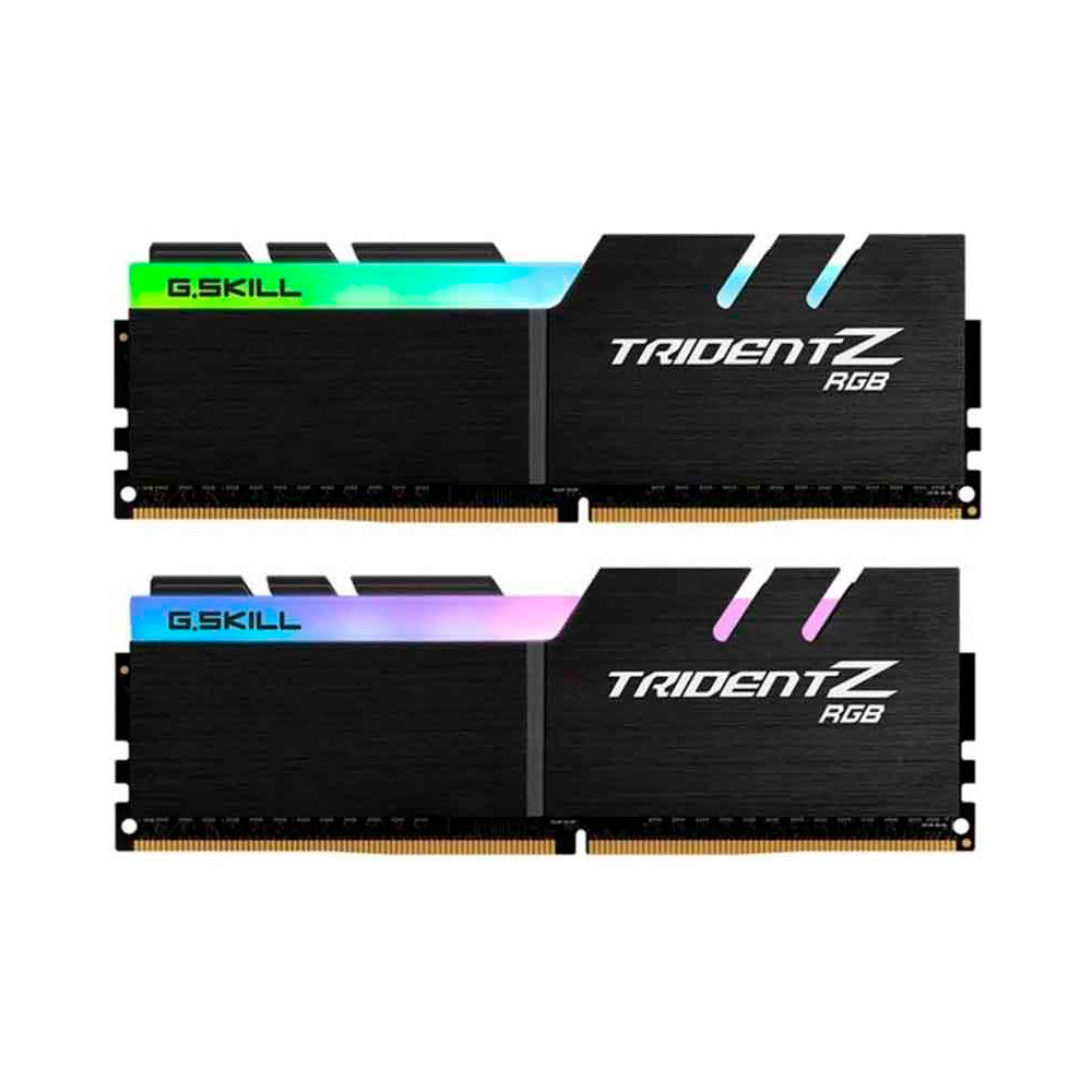 G.SKILL. Memoria RAM DDR4 16 GB (2x8 GB) 2400 MHz G.Skill Trident Z RGB F4-2400C15D-16GTZR