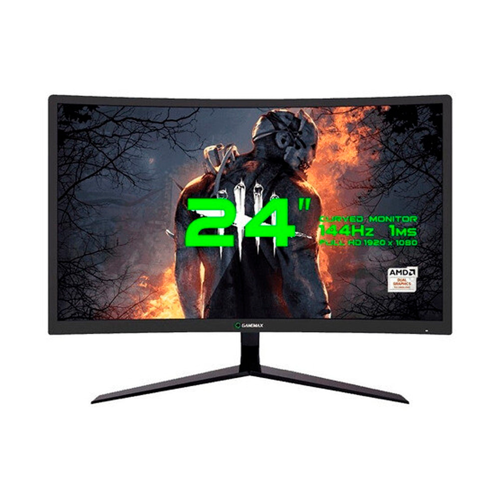 GAMEMAX. Monitor GMX24C144 24" FHD Curved 144HZ 1MS FreeSync