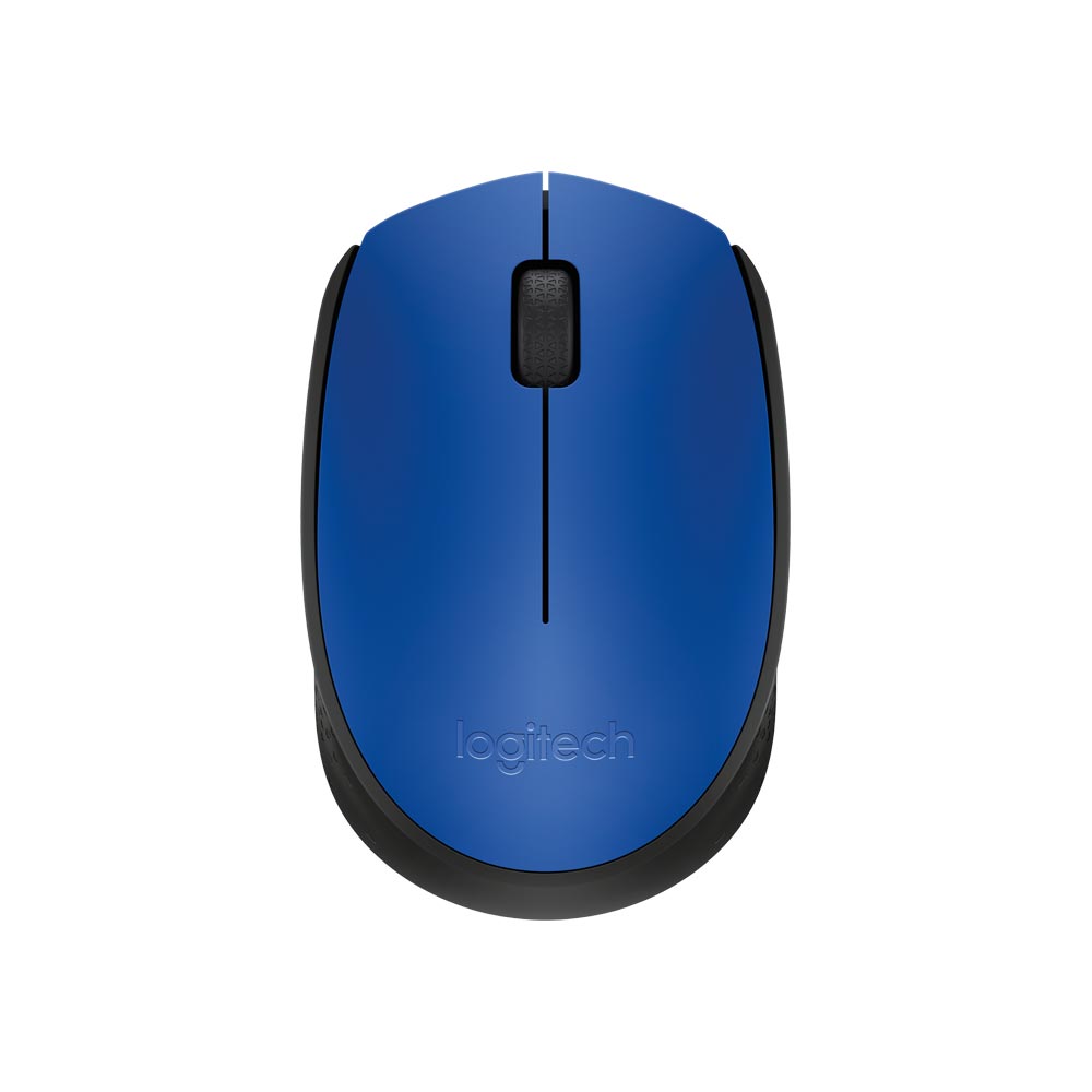 LOGITECH. Mouse M170 Wireless  / Azul  y negro