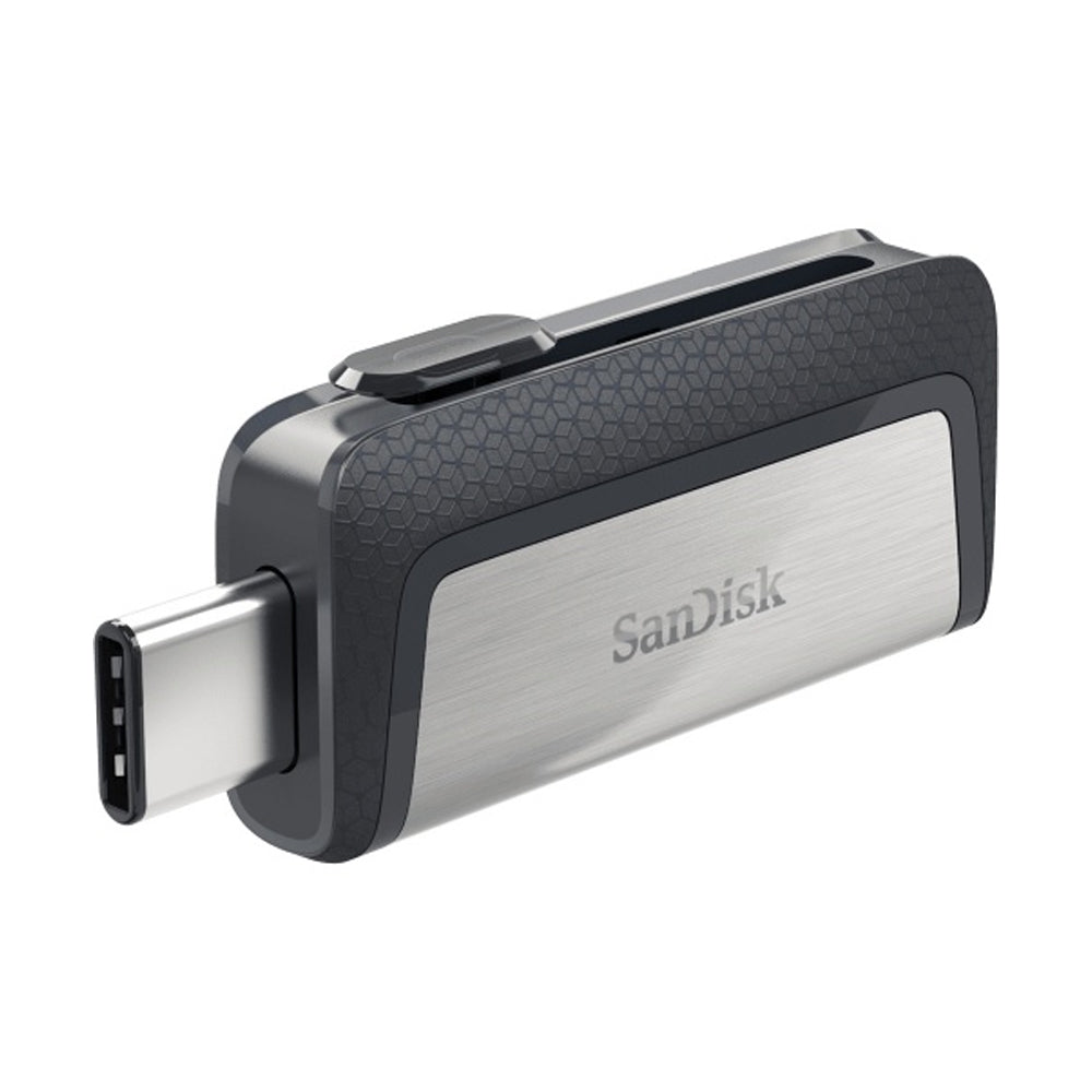 SANDISK. Pendrive 128GB USB-C, Memoria USB  Ultra Dual Drive, Negro, Plata