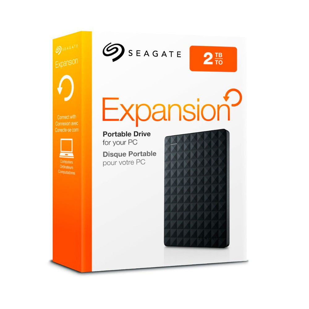 SEAGATE. Disco Portátil Seagate Expansión, 2TB, USB 3.0